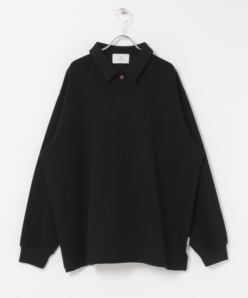 URBAN RESEARCH Sonny Label(アーバンリサーチサニーレーベル)の「ボンディング襟付きプルオーバー(ポロシャツ・メンズ・ネイビー/ブラック/グレー・LARGE/MEDIUM)」の21枚目の写真