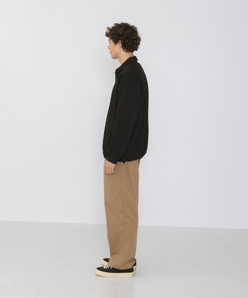 URBAN RESEARCH Sonny Label(アーバンリサーチサニーレーベル)の「ボンディング襟付きプルオーバー(ポロシャツ・メンズ・ネイビー/ブラック/グレー・LARGE/MEDIUM)」の9枚目の写真