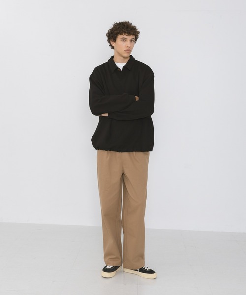URBAN RESEARCH Sonny Label(アーバンリサーチサニーレーベル)の「ボンディング襟付きプルオーバー(ポロシャツ・メンズ・ネイビー/ブラック/グレー・LARGE/MEDIUM)」の11枚目の写真