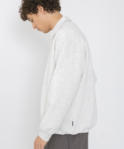 URBAN RESEARCH Sonny Label(アーバンリサーチサニーレーベル)の「ボンディング襟付きプルオーバー(ポロシャツ・メンズ・ネイビー/ブラック/グレー・LARGE/MEDIUM)」の13枚目の写真