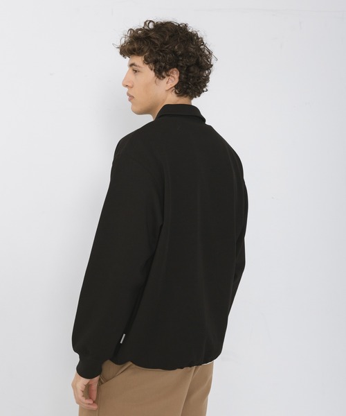 URBAN RESEARCH Sonny Label(アーバンリサーチサニーレーベル)の「ボンディング襟付きプルオーバー(ポロシャツ・メンズ・ネイビー/ブラック/グレー・LARGE/MEDIUM)」の6枚目の写真