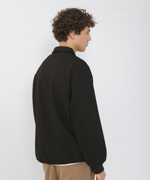 URBAN RESEARCH Sonny Label(アーバンリサーチサニーレーベル)の「ボンディング襟付きプルオーバー(ポロシャツ・メンズ・ネイビー/ブラック/グレー・LARGE/MEDIUM)」の7枚目の写真
