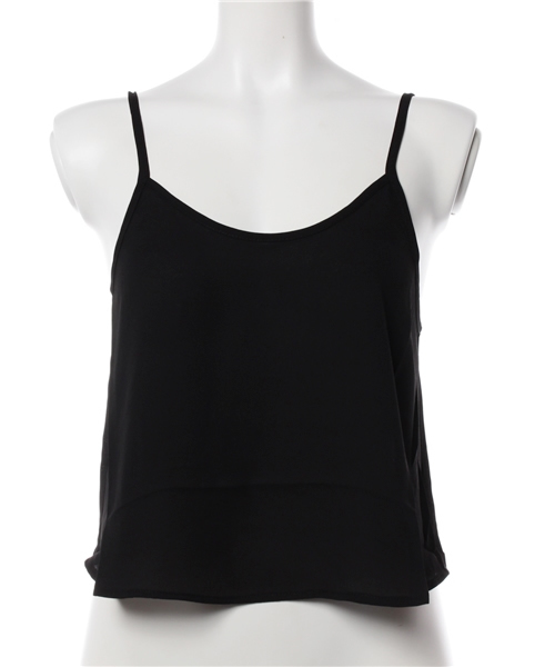 Luz Llena (philter)（ラズレナ　フィルター）の「[存在感ある上品さ]ジョーゼットUネッククロップドキャミソール（キャミソール・レディース・ベージュ/ネイビー/キャメル/アイボリー/ブラック・MEDIUM/LARGE）」の3枚目の写真