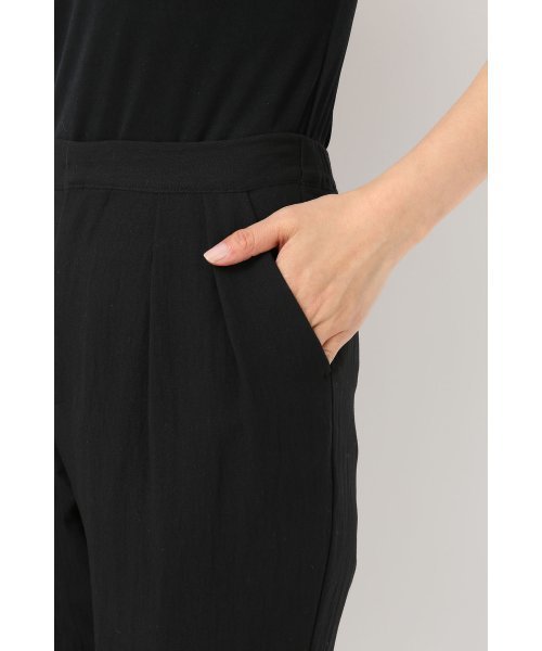 LIMITLESS LUXURY（リミットレスラグジュアリー）の「LINEN LIKEタックパンツ◆（その他パンツ・レディース・ブラック/サックスブルー/ベージュ・38/36）」の15枚目の写真