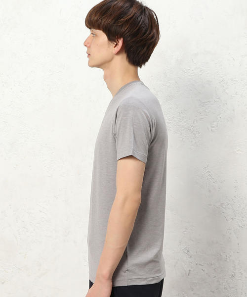 green label relaxing（グリーンレーベルリラクシング）の「★MXP FINE DRY Vネック Tシャツ（Tシャツ/カットソー・メンズ・ホワイト/グレー/ネイビー/ブラック・MEDIUM/LARGE/SMALL/X-LARGE）」の7枚目の写真