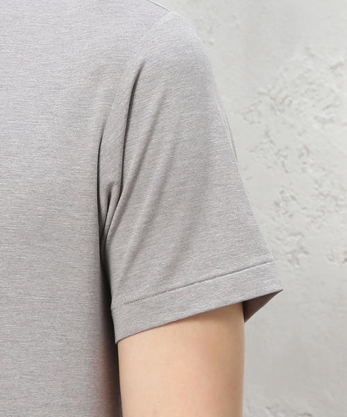 green label relaxing（グリーンレーベルリラクシング）の「★MXP FINE DRY Vネック Tシャツ（Tシャツ/カットソー・メンズ・ホワイト/グレー/ネイビー/ブラック・MEDIUM/LARGE/SMALL/X-LARGE）」の11枚目の写真