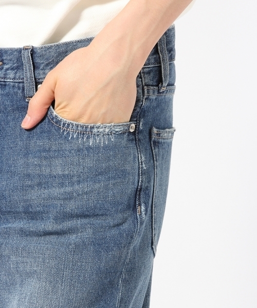 RAGEBLUE（レイジブルー）の「＜コーンミルズ社製デニム使用＞ダメージアンクル5ポケ/721954（デニムパンツ・メンズ・ブルー/ライトブルー・MEDIUM/LARGE）」の18枚目の写真