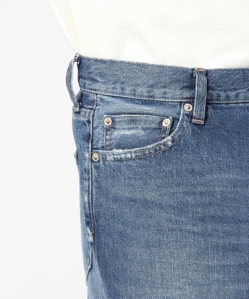 RAGEBLUE（レイジブルー）の「＜コーンミルズ社製デニム使用＞ダメージアンクル5ポケ/721954（デニムパンツ・メンズ・ブルー/ライトブルー・MEDIUM/LARGE）」の19枚目の写真