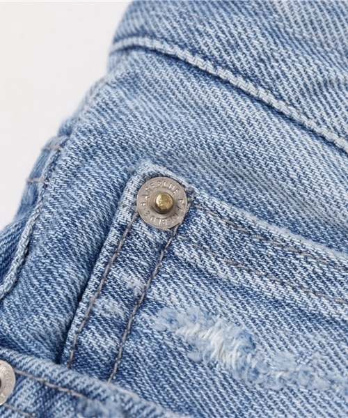 RAGEBLUE（レイジブルー）の「＜コーンミルズ社製デニム使用＞ダメージアンクル5ポケ/721954（デニムパンツ・メンズ・ブルー/ライトブルー・MEDIUM/LARGE）」の5枚目の写真
