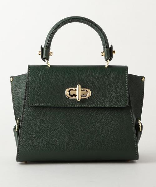 green label relaxing(グリーンレーベルリラクシング)の「MARCO BIANCHINI RF MINI 1HD2WAY バッグ(ショルダーバッグ・レディース・オフホワイト/ブラック/ブラウン/ケリー・FREE)」の16枚目の写真