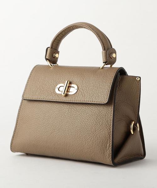 green label relaxing(グリーンレーベルリラクシング)の「MARCO BIANCHINI RF MINI 1HD2WAY バッグ(ショルダーバッグ・レディース・オフホワイト/ブラック/ブラウン/ケリー・FREE)」の17枚目の写真