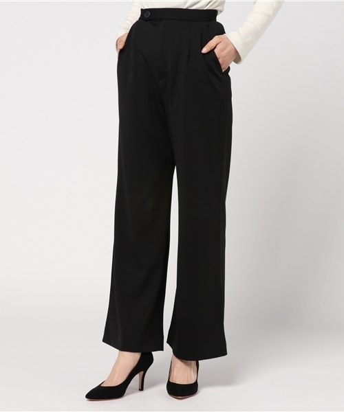 SLY(スライ)の「JW STRAIGHT WIDE PT(その他パンツ・レディース・ブラック/イエロー系その他/ホワイト・1/2/0)」の8枚目の写真