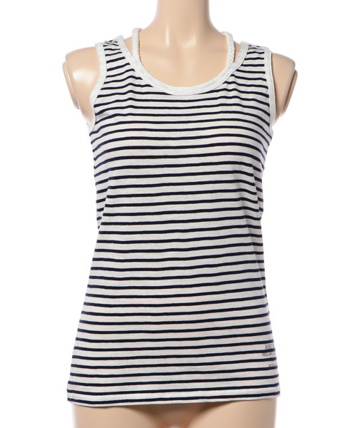 AVIREX（アヴィレックス）の「BRAID TANK TOP/ ブレイド タンクトップ（タンクトップ・レディース・ホワイト/レッド/ネイビー/ロイヤルブルー/その他/その他2/ブラック/マスタード/その他3/オフホワイト/レッド系その他/グレー系その他/ブルー/オレンジ/アイボリー/その他14/グレー系その他2・SMALL/LARGE/MEDIUM）」の20枚目の写真