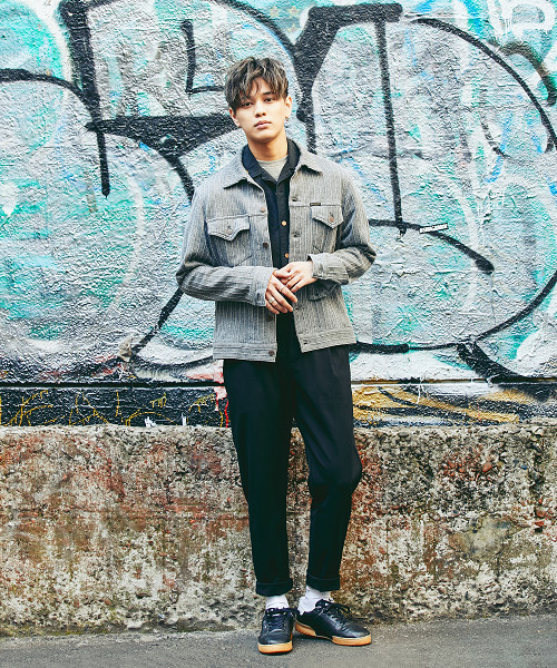 HYSTERIC GLAMOUR（ヒステリックグラマー）の「1タックイージーPT（その他パンツ・メンズ・ブラック/ネイビー・LARGE/MEDIUM/SMALL）」の5枚目の写真