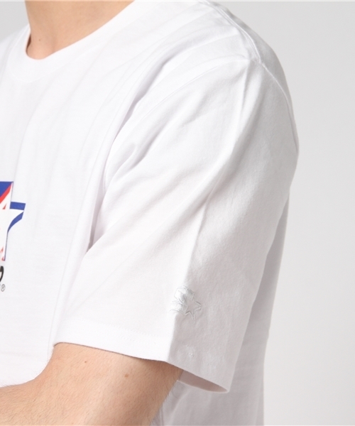 STARTER BLACK LABEL（スターターブラックレーベル）の「STARTER BLACK LABELスターUSAフラッグTシャツ（Tシャツ/カットソー・メンズ・ブラック/ホワイト・L/M）」の6枚目の写真