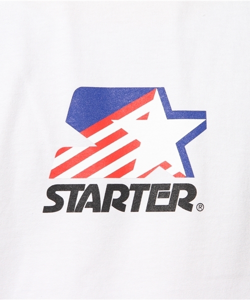 STARTER BLACK LABEL（スターターブラックレーベル）の「STARTER BLACK LABELスターUSAフラッグTシャツ（Tシャツ/カットソー・メンズ・ブラック/ホワイト・L/M）」の7枚目の写真