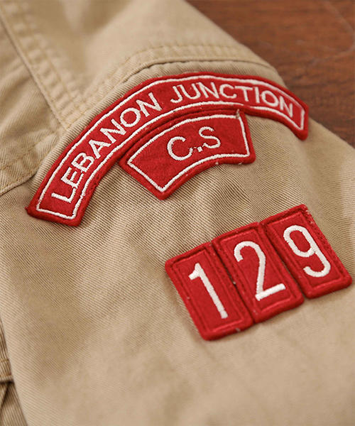 CUBE SUGAR（キューブシュガー）の「ツイルワッペン付ミリタリーワンピース（ワンピース・レディース・ブルー/ベージュ/ネイビー・M）」の14枚目の写真