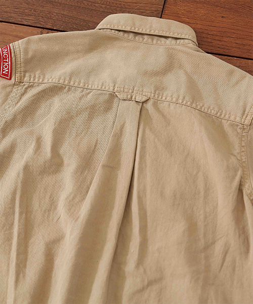 CUBE SUGAR（キューブシュガー）の「ツイルワッペン付ミリタリーワンピース（ワンピース・レディース・ブルー/ベージュ/ネイビー・M）」の17枚目の写真