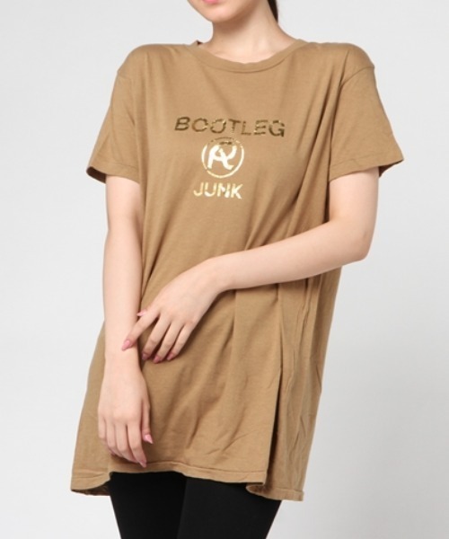 RNA(アールエヌエー)の「M0780 BOOTLEG JUNK Tシャツ(Tシャツ/カットソー・レディース・ホワイト/ブラック/ダークベージュ・MEDIUM)」の18枚目の写真