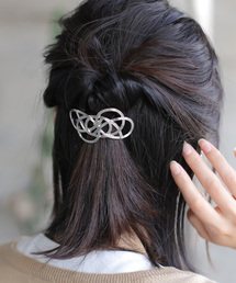 水引モチーフのメタルヘアゴム