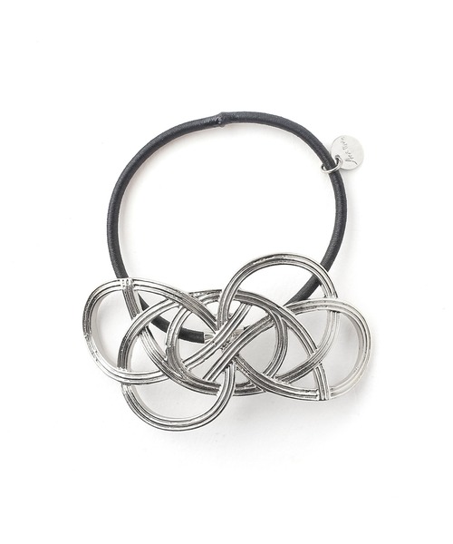 ANEMONE(アネモネ)の「水引モチーフのメタルヘアゴム(ヘアゴム・レディース・シルバー/ピンクゴールド/ゴールド・FREE)」の5枚目の写真