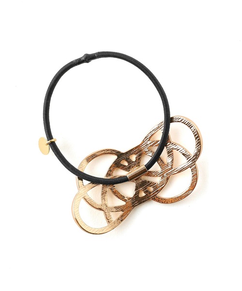 ANEMONE(アネモネ)の「水引モチーフのメタルヘアゴム(ヘアゴム・レディース・シルバー/ピンクゴールド/ゴールド・FREE)」の8枚目の写真