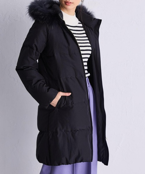 RANAN（ラナン）の「リアルファー付ロング丈ダウンコート（ダウン