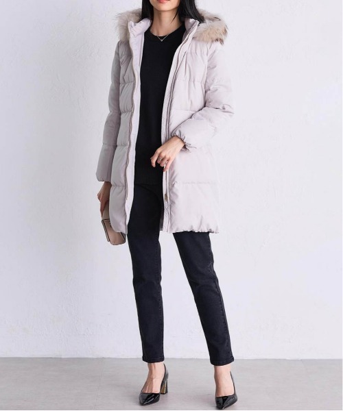 RANAN（ラナン）の「リアルファー付ロング丈ダウンコート（ダウン