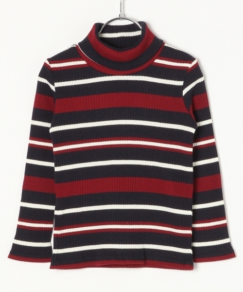 GLOBAL WORK（グローバルワーク）の「【キッズ】テレコタートルネックＴシャツ長袖/763237（Tシャツ/カットソー・キッズ・ホワイト/ブラック/グレー/その他/その他1/レッド・SMALL/MEDIUM/LARGE/X-LARGE/XX-LARGE）」の6枚目の写真