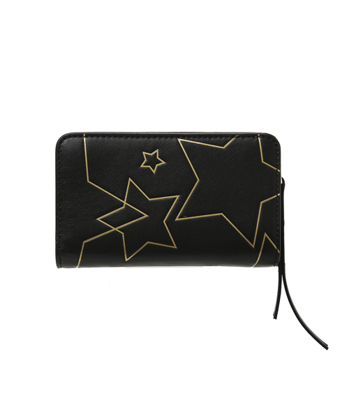 MARC JACOBS(マークジェイコブス)の「STARS/スター コンパクト ウォレット【日本限定アイテム】(財布・レディース・ブラック・ONE SIZE)」の2枚目の写真