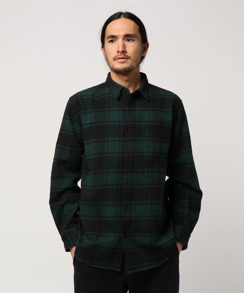 niko and...（ニコアンド）の「Nカルゼネルチェックシャツ【niko and ...】（シャツ/ブラウス・メンズ・レッド/グリーン/ブルー・LARGE/MEDIUM）」の6枚目の写真