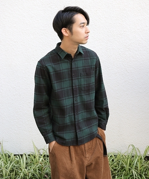 niko and...（ニコアンド）の「Nカルゼネルチェックシャツ【niko and ...】（シャツ/ブラウス・メンズ・レッド/グリーン/ブルー・LARGE/MEDIUM）」の12枚目の写真