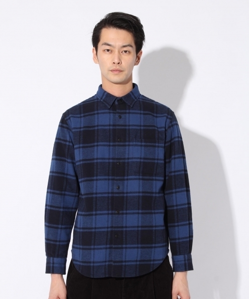 niko and...（ニコアンド）の「Nカルゼネルチェックシャツ【niko and ...】（シャツ/ブラウス・メンズ・レッド/グリーン/ブルー・LARGE/MEDIUM）」の13枚目の写真