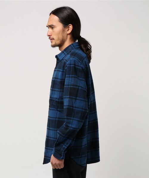 niko and...（ニコアンド）の「Nカルゼネルチェックシャツ【niko and ...】（シャツ/ブラウス・メンズ・レッド/グリーン/ブルー・LARGE/MEDIUM）」の5枚目の写真