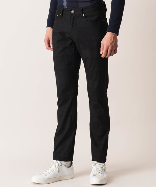 BLACK LABEL CRESTBRIDGE(ブラックレーベル・クレストブリッジ)の「シャドークレストブリッジチェック5ポケットパンツ(その他パンツ・メンズ・ネイビー/ブラック/ベージュ系その他3/オフホワイト・73/76/79/82/70/85)」の1枚目の写真