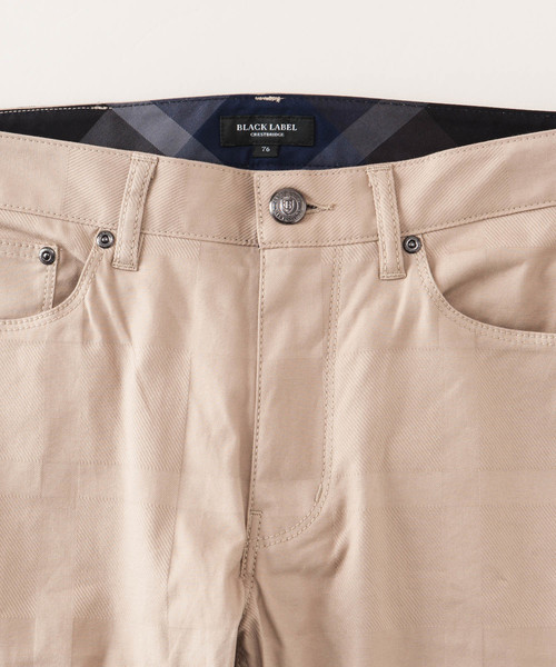 BLACK LABEL CRESTBRIDGE(ブラックレーベル・クレストブリッジ)の「シャドークレストブリッジチェック5ポケットパンツ(その他パンツ・メンズ・ネイビー/ブラック/ベージュ系その他3/オフホワイト・73/76/79/82/70/85)」の9枚目の写真