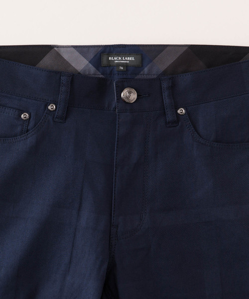 BLACK LABEL CRESTBRIDGE(ブラックレーベル・クレストブリッジ)の「シャドークレストブリッジチェック5ポケットパンツ(その他パンツ・メンズ・ネイビー/ブラック/ベージュ系その他3/オフホワイト・73/76/79/82/70/85)」の5枚目の写真