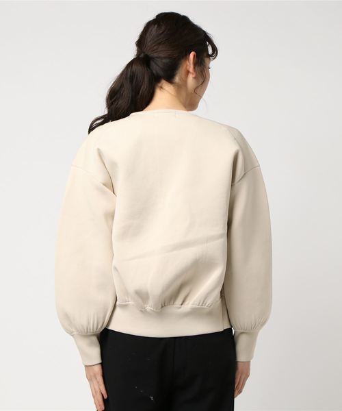 RIVE DROITE（リヴドロワ）の「接結ボンバーカーディガン（ニット/セーター・レディース・ベージュ/カーキ・FREE）」の3枚目の写真