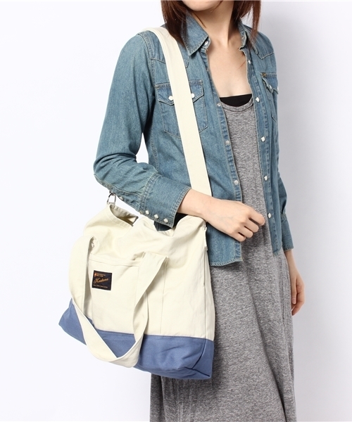 Kastane（カスタネ）の「【Kastane】カツラギトートバッグ（トートバッグ・レディース・ベージュ/ベージュ系その他・ﾌﾘ-）」の10枚目の写真