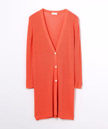 ペーパーリネン ロングカーディガン