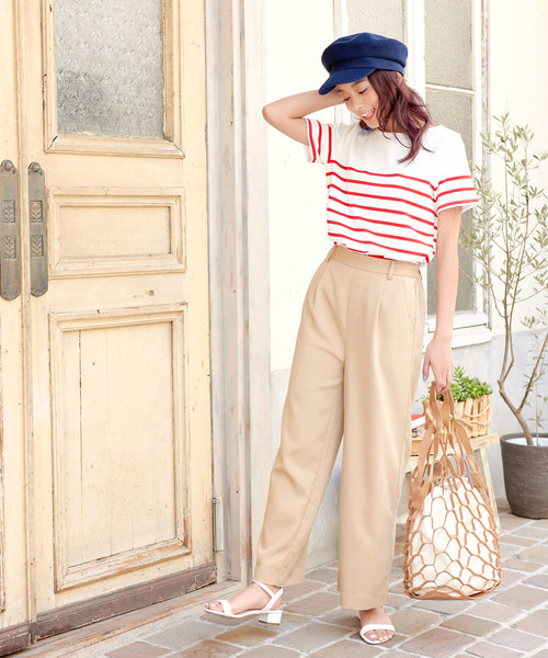 KOBE LETTUCE（コウベレタス）の「3cmローヒール★シンプルストラップサンダル（サンダル・レディース・ベージュ系その他/コーラルピンク/ブラック/グリーン/ホワイト/シルバー/その他/マスタード・LL/M/S/L）」の13枚目の写真