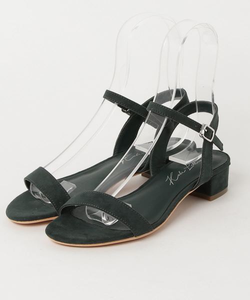 KOBE LETTUCE（コウベレタス）の「3cmローヒール★シンプルストラップサンダル（サンダル・レディース・ベージュ系その他/コーラルピンク/ブラック/グリーン/ホワイト/シルバー/その他/マスタード・LL/M/S/L）」の5枚目の写真