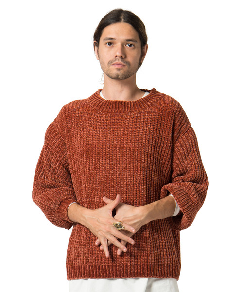 glamb（グラム）の「Isabel knit / イザベルニット（ニット/セーター・メンズ・レッド/ブラック/グレー/オレンジ・2/0/3/1/4）」の16枚目の写真