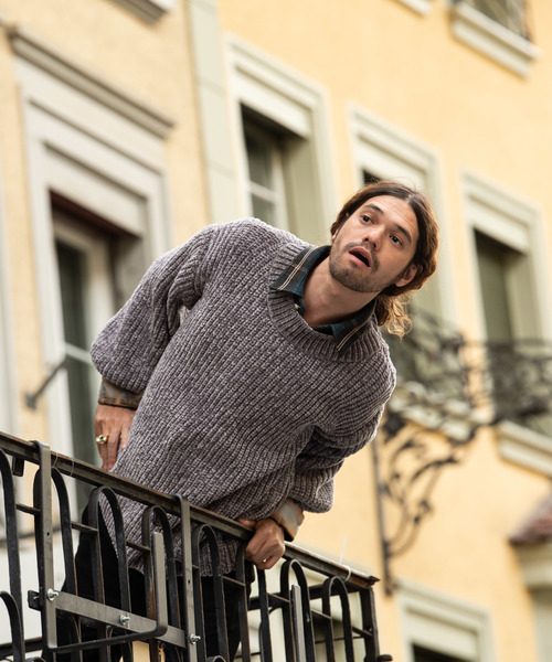 glamb（グラム）の「Isabel knit / イザベルニット（ニット/セーター・メンズ・レッド/ブラック/グレー/オレンジ・2/0/3/1/4）」の15枚目の写真