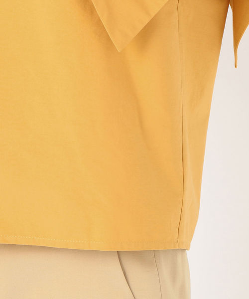 SHIPS（シップス）の「フリルスリーブバックボタンブラウス（シャツ/ブラウス・レディース・マスタード/ライトホワイト・ONE SIZE）」の9枚目の写真