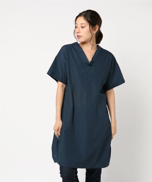 Willful by lipstar（ウィルフル バイ リップスター）の「【Willful by lipstar】ブロードチュニックブラウス（シャツ/ブラウス・レディース・オフホワイト/ネイビー/ベージュ・M）」の8枚目の写真