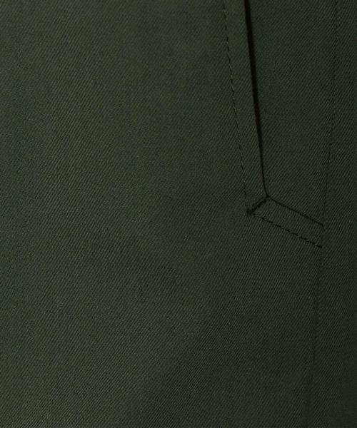 green label relaxing(グリーンレーベルリラクシング)の「SC ワイドカフ セミワイド チノパンツ ◆(チノパンツ・レディース・ベージュ/ダークグリーン・38/36)」の7枚目の写真