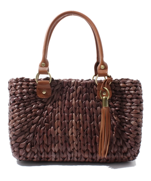 alcali（アルカリ）の「BAGAT /  かごバッグ（かごバッグ・レディース・ベージュ/ダークベージュ・FREE）」の2枚目の写真