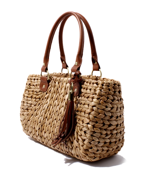 alcali（アルカリ）の「BAGAT /  かごバッグ（かごバッグ・レディース・ベージュ/ダークベージュ・FREE）」の6枚目の写真