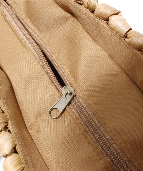 alcali（アルカリ）の「BAGAT /  かごバッグ（かごバッグ・レディース・ベージュ/ダークベージュ・FREE）」の8枚目の写真